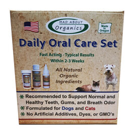 Mad About Organics Pet Oral Care Set, Small