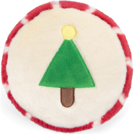 Fluff & Tuff Holiday 2025 Charity Dog Toy, Retro Tree Candy