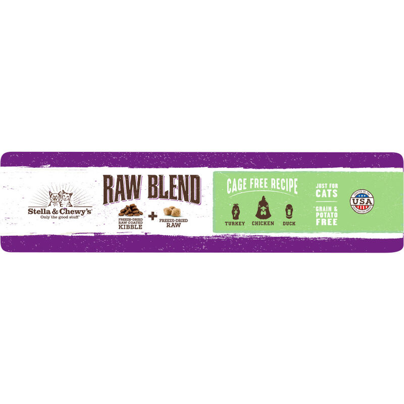 Stella & Chewy's Raw Blend Dry Cat Food, Cage-Free Poultry image number null