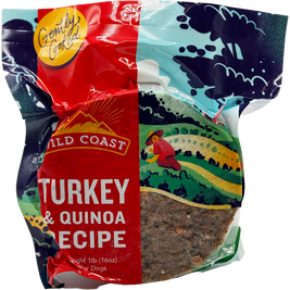 Wild Coast Fresh Lightly Cooked Dog Food, Turkey & Quinoa