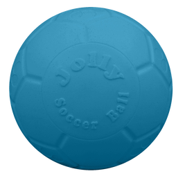 Jolly Pets Jolly Soccer Ball Dog Toy, Ocean Blue, 6-in