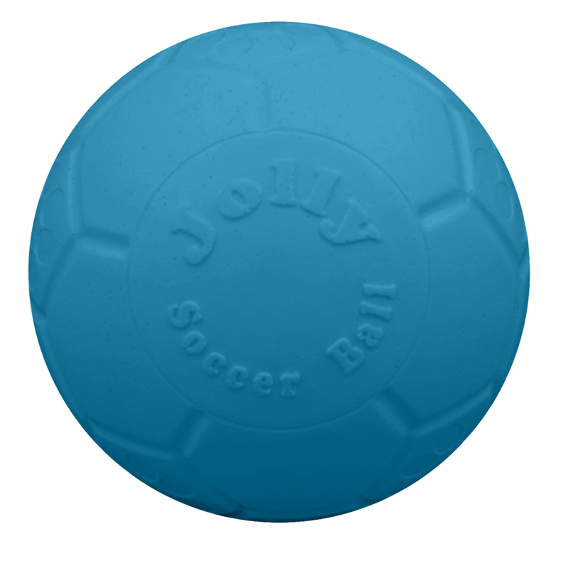Jolly Pets Jolly Soccer Ball Dog Toy, Ocean Blue, 6-in image number null