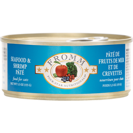 Fromm Four-Star Canned Cat Food, Seafood & Shrimp Pate