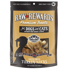 Northwest Naturals Raw Rewards Freeze-Dried Dog & Cat Treats, Turkey Neck, 4-count