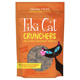 Tiki Cat Crunchers Baked Cat Treats, Chicken, 2-oz
