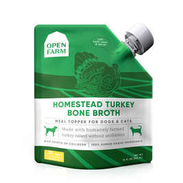 Open Farm Bone Broth Pet Food Topper, Turkey, 12-oz