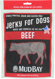 Mud Bay Beef Jerky Dog Treat, 12-oz
