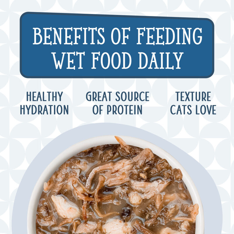 Cats in the Kitchen Originals Wet Cat Food, 1 if By Land 2 is By Sea, Tuna Beef & Salmon, 3-oz image number null