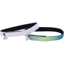 Coastal ElastaCat Flex Cat Collar, Scales & Purple