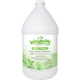 Wee Away Original Formula Dog & Cat Stain & Odor Remover, Green Tea, 1-gal
