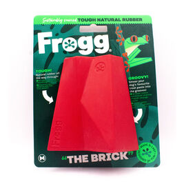 Frogg Rubber Dog Toy, The Brick, Medium