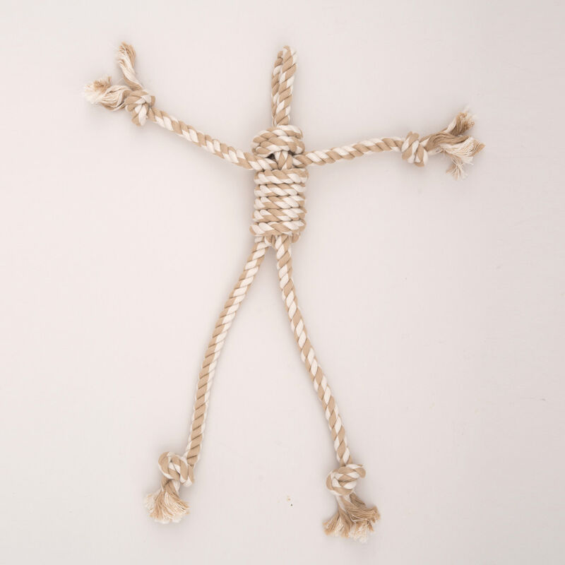 HuggleHounds X-Brace Dog Toy, Birch Bunny image number null