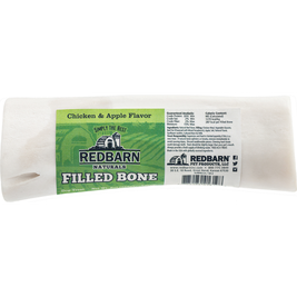 Redbarn Filled Bone Dog Treat, Chicken & Apple