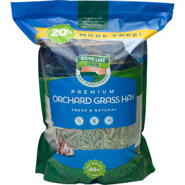 Round Lake Farm Orchard Grass Hay Small Animal Food, 48-oz