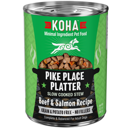 Koha Slow Cooked Stew Canned Dog Food, Pike Place Platter