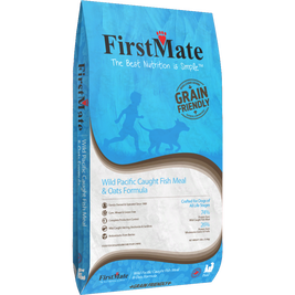 FirstMate Grain Friendly Dry Dog Food, Fish & Oats, 25-lb