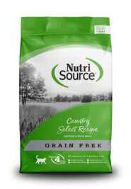 NutriSource Grain Free Dry Cat Food, Country Select