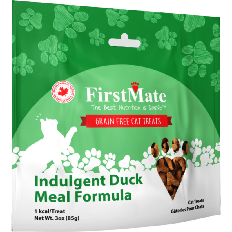 FirstMate Cat Treats, Duck, 3-oz image number null