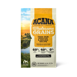 Acana Wholesome Grains Dry Dog Food, Free-Run Poultry