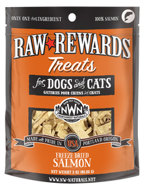 Northwest Naturals Raw Rewards Freeze-Dried Dog & Cat Treats, Salmon, 2.5-oz