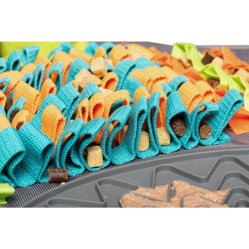 Messy Mutts Square Forage Mat with Lick Mat, 16-in x 16-in image number null