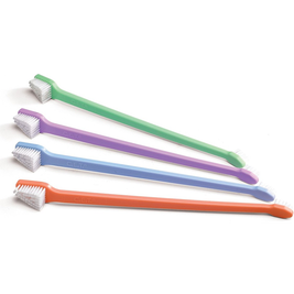 Virbac C.E.T. Pet Toothbrush, Double-Sided, Assorted Colors Virbac C.E.T. Pet Toothbrush, Double-Sided, Assorted Colors