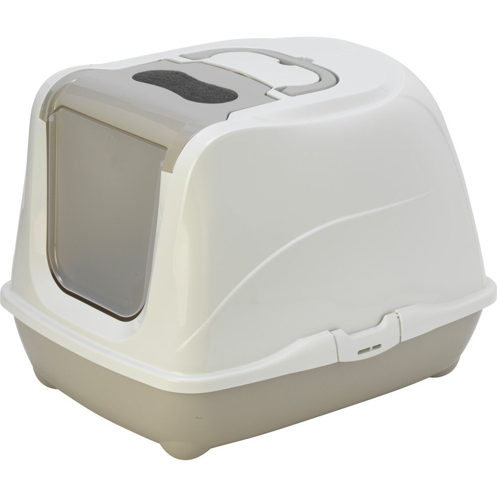 Mud Bay Buy Moderna Flip Cat Litter Box Warm Grey Jumbo for