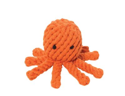 Jax & Bones Elton the Octopus Rope Dog Toy, Small, 3-in