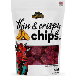 Wild Meadow Farms Thin & Crispy Dog Treats, Beef, 3-oz
