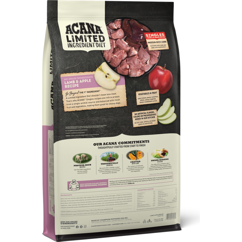 Acana limited top ingredient lamb
