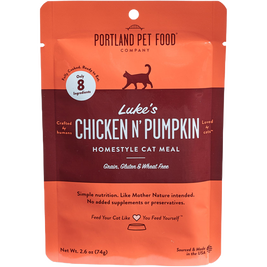 Portland Pet Food Company Wet Cat Food, Luke's Chicken N' Pumpkin, 2.6-oz