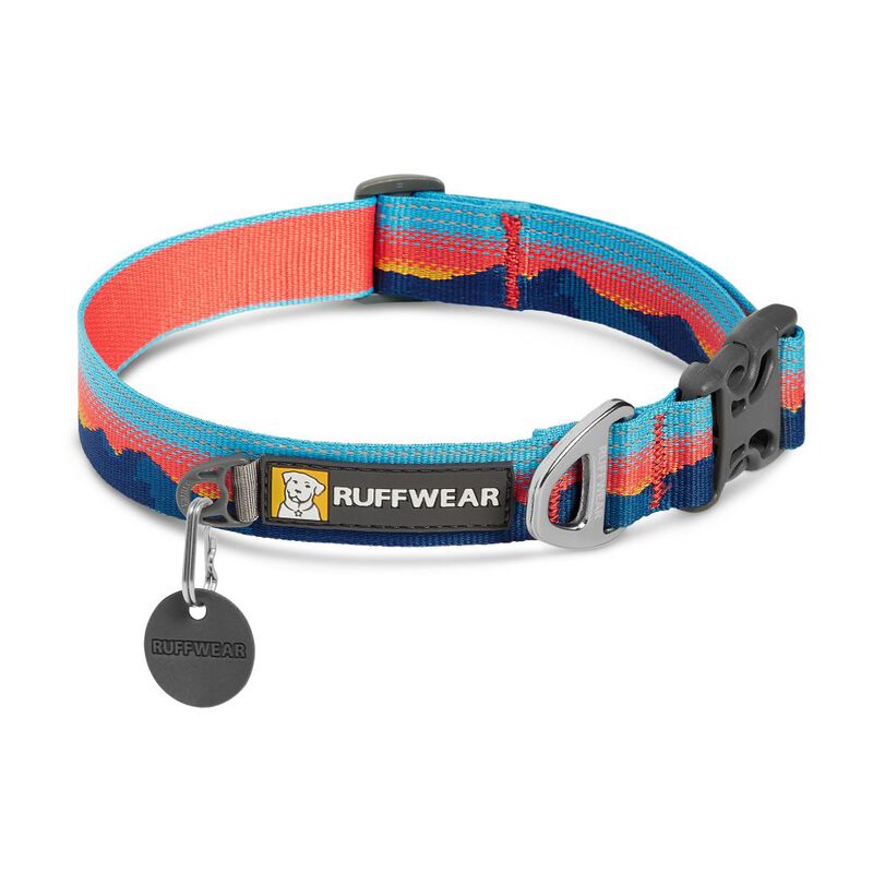 Ruffwear Crag Reflective Dog Collar, Sunset, 11-14-in image number null
