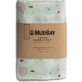 Mud Bay Catnip-Infused Crinkle Mat Cat Toy, Assorted