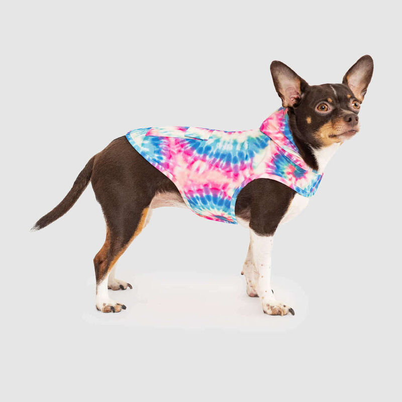 Canada Pooch Pick Me Dog Poncho, Tie Dye image number null