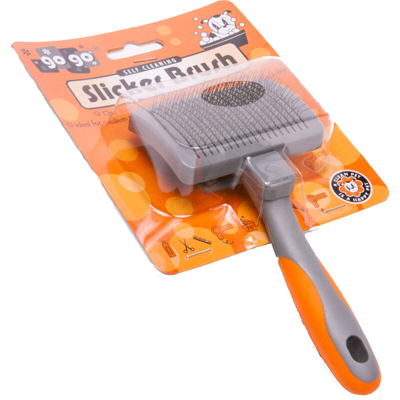 Artvark GoGo Self-Cleaning Slicker Pet Brush image number null