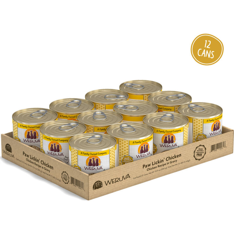 Weruva Classic Canned Cat Food, Paw Lickin' Chicken, Chicken, 10-oz image number null