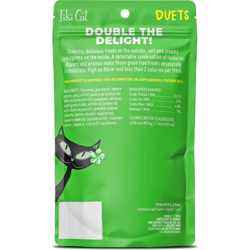 Tiki Cat Duets Cat Treats, Tuna, 2-oz image number null