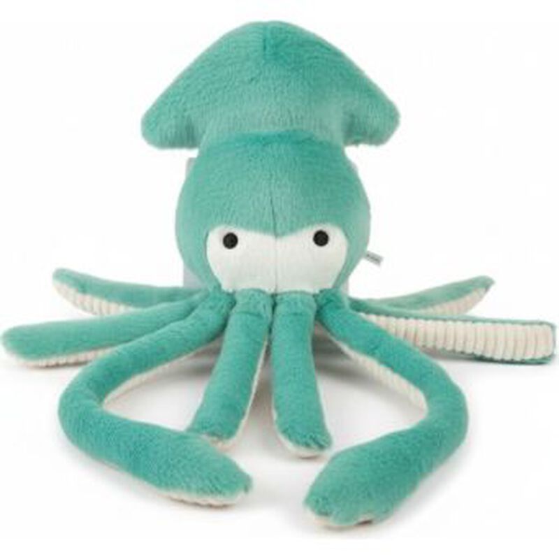 Fluff & Tuff Squeakerless Dog Toy, Claude Squid image number null
