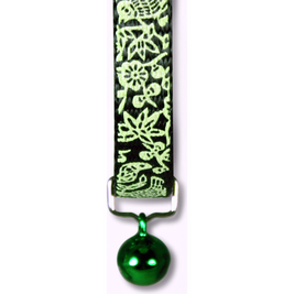 Goli Design Flora & Fauna Reflective Cat Collar, Green