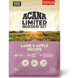 Acana Singles Limited Ingredient Diet Dry Dog Food, Lamb & Apple