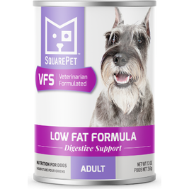 SquarePet VFS Canned Dog Food, Low Fat