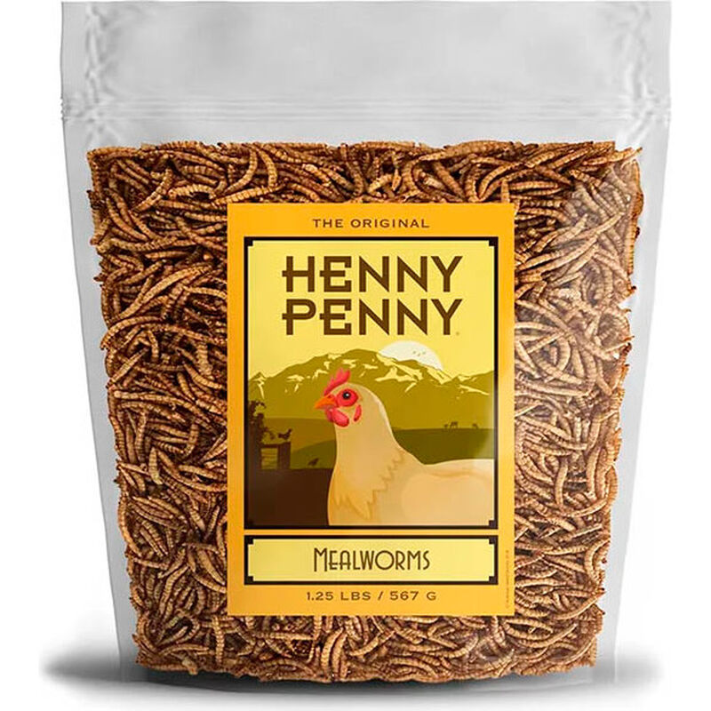 Henny Penny Mealworm Chicken Treats, 1.25-lb image number null