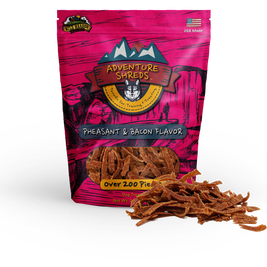 Wild Meadow Farms Adventure Shreds Dog Treats, Pheasant & Bacon, 2.5-oz