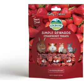 Oxbow Simple Rewards Strawberry Small Animal Treats, .5-oz