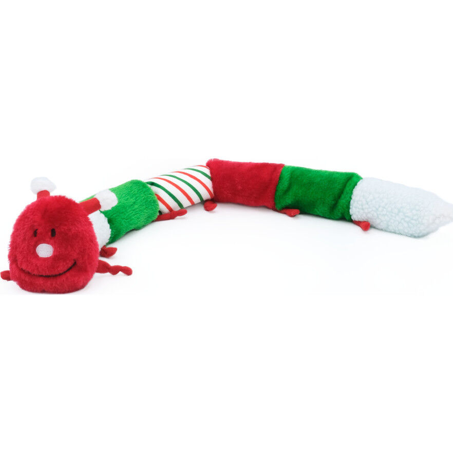 Mud Bay Buy ZippyPaws Holiday Caterpillar Deluxe Dog Toy for USD