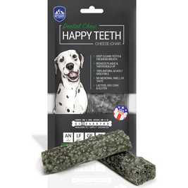 Himalayan Pet Supply Happy Teeth Dog Treat, Cheese-Char, 4-oz