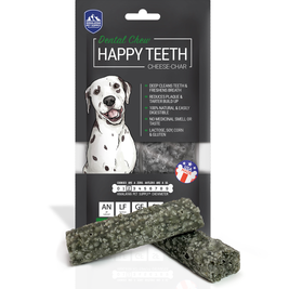 Himalayan Pet Supply Happy Teeth Dog Treat, Cheese-Char, 4-oz