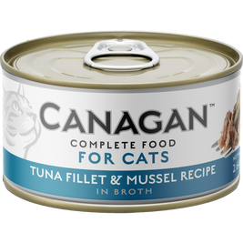 Canagan Grain-Free Canned Cat Food, Tuna & Mussels