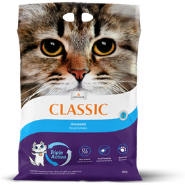 Intersand Classic Premium Clumping Cat Litter, Unscented, 30-lb