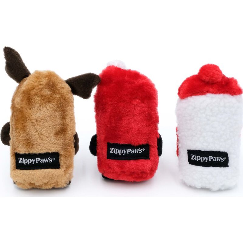 ZippyPaws Holiday Squeakie Buddies Dog Toy, Assorted image number null